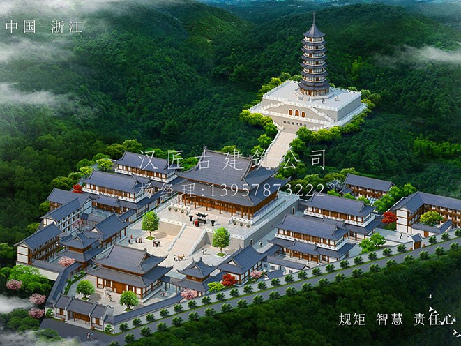 寺廟古建筑設(shè)計(jì)，匠心獨(dú)運(yùn)，重現(xiàn)歷史輝煌