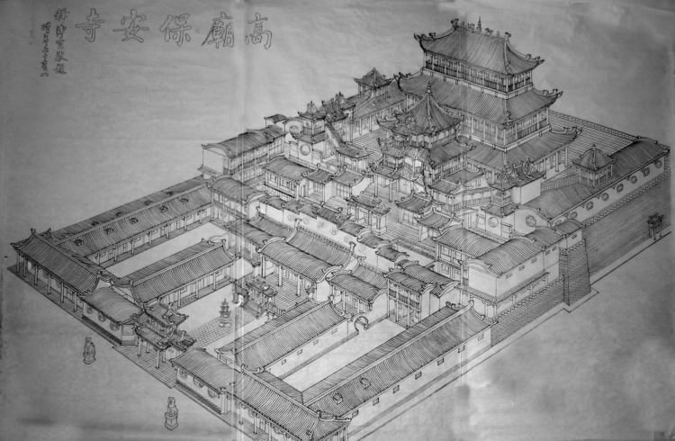 寺廟規(guī)劃設(shè)計(jì)布局及寺院圖紙規(guī)范分析  第3張