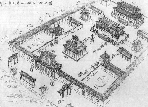 寺廟規(guī)劃設(shè)計(jì)布局及寺院圖紙規(guī)范分析  第13張