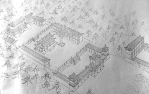 寺廟規(guī)劃設(shè)計(jì)布局及寺院圖紙規(guī)范分析  第16張