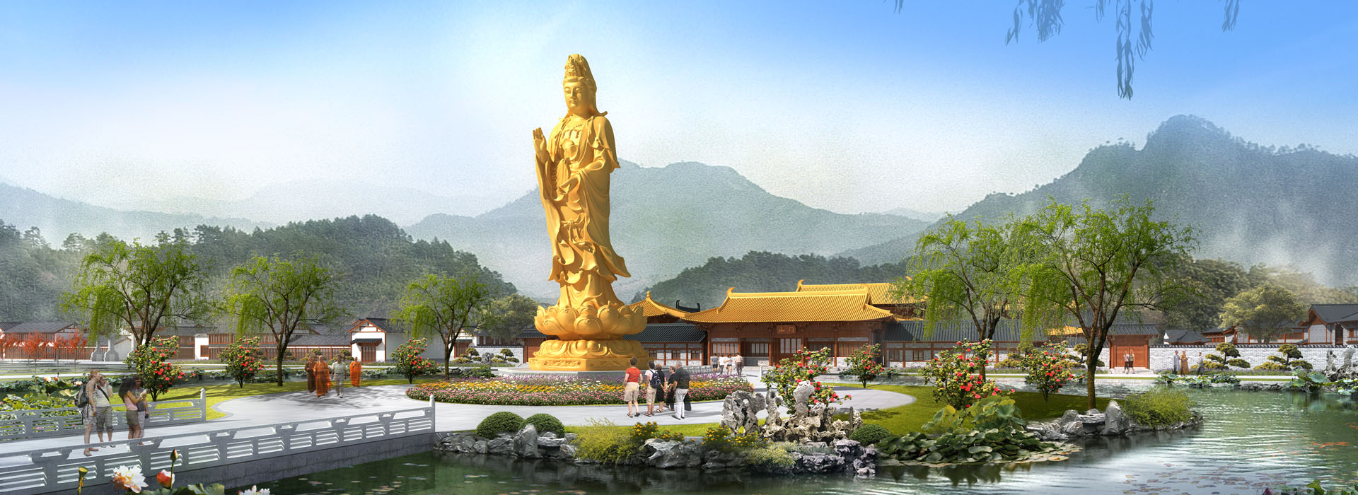 提供寺廟全案設(shè)計(jì)與施工